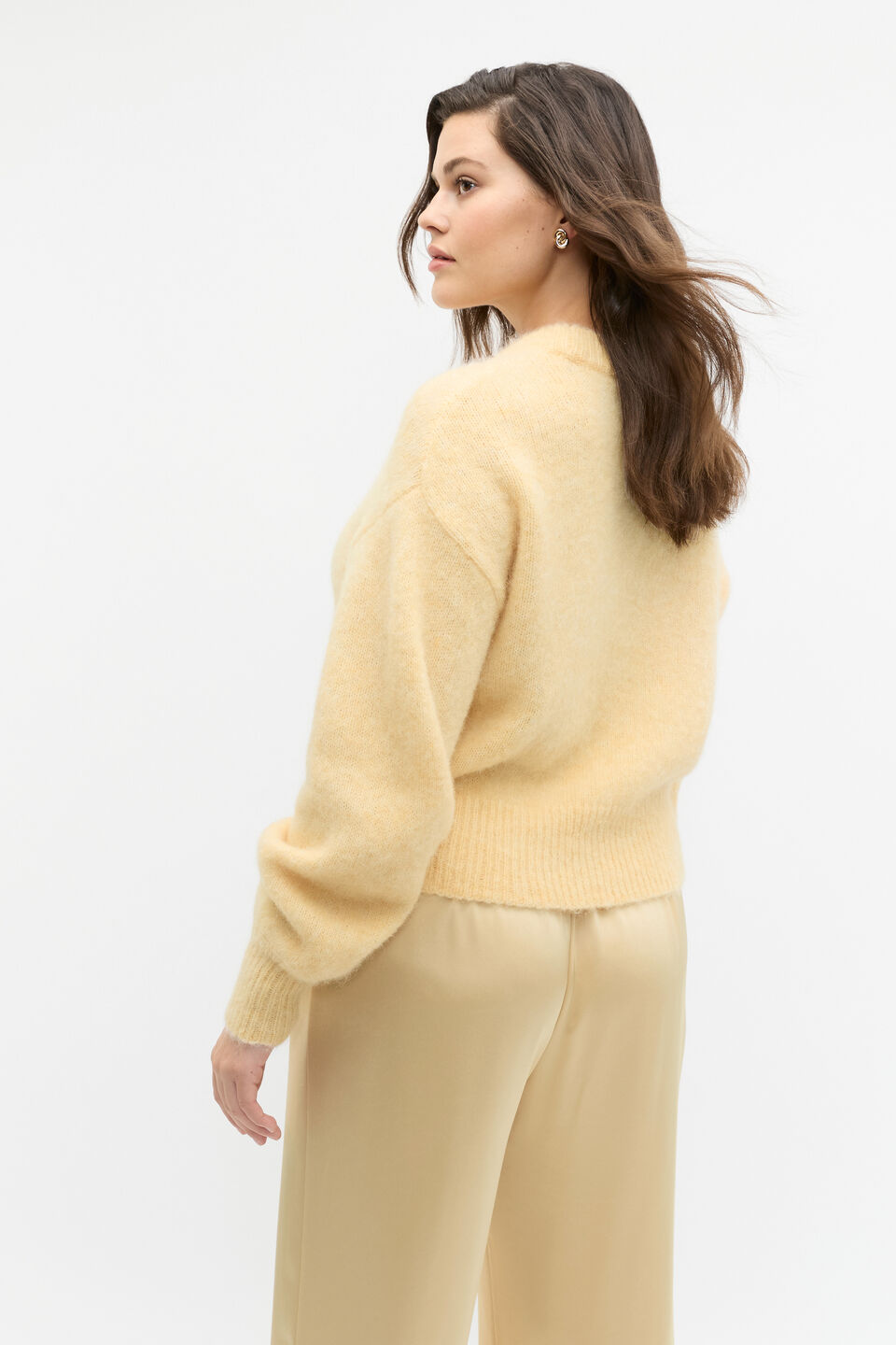 Lofty Crew Neck Knit  Marzipan Marle