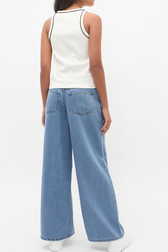 Core Logo Rib Tank  Canvas  hi-res