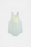 Gingham Romper  Seaspray  hi-res