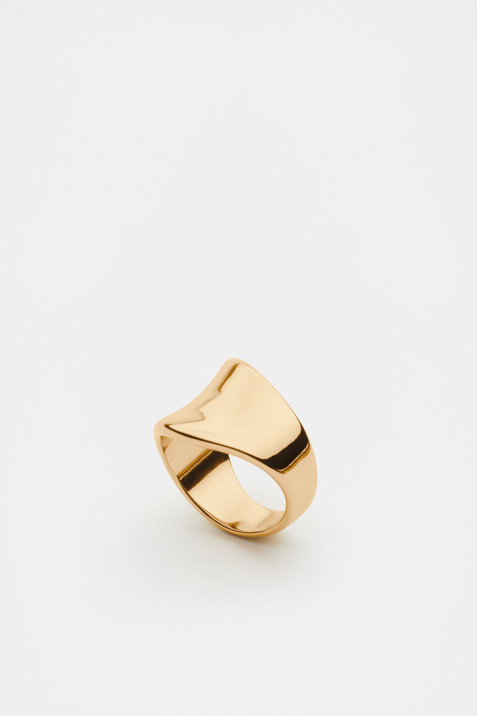 Sculptural Organic Ring  Gold