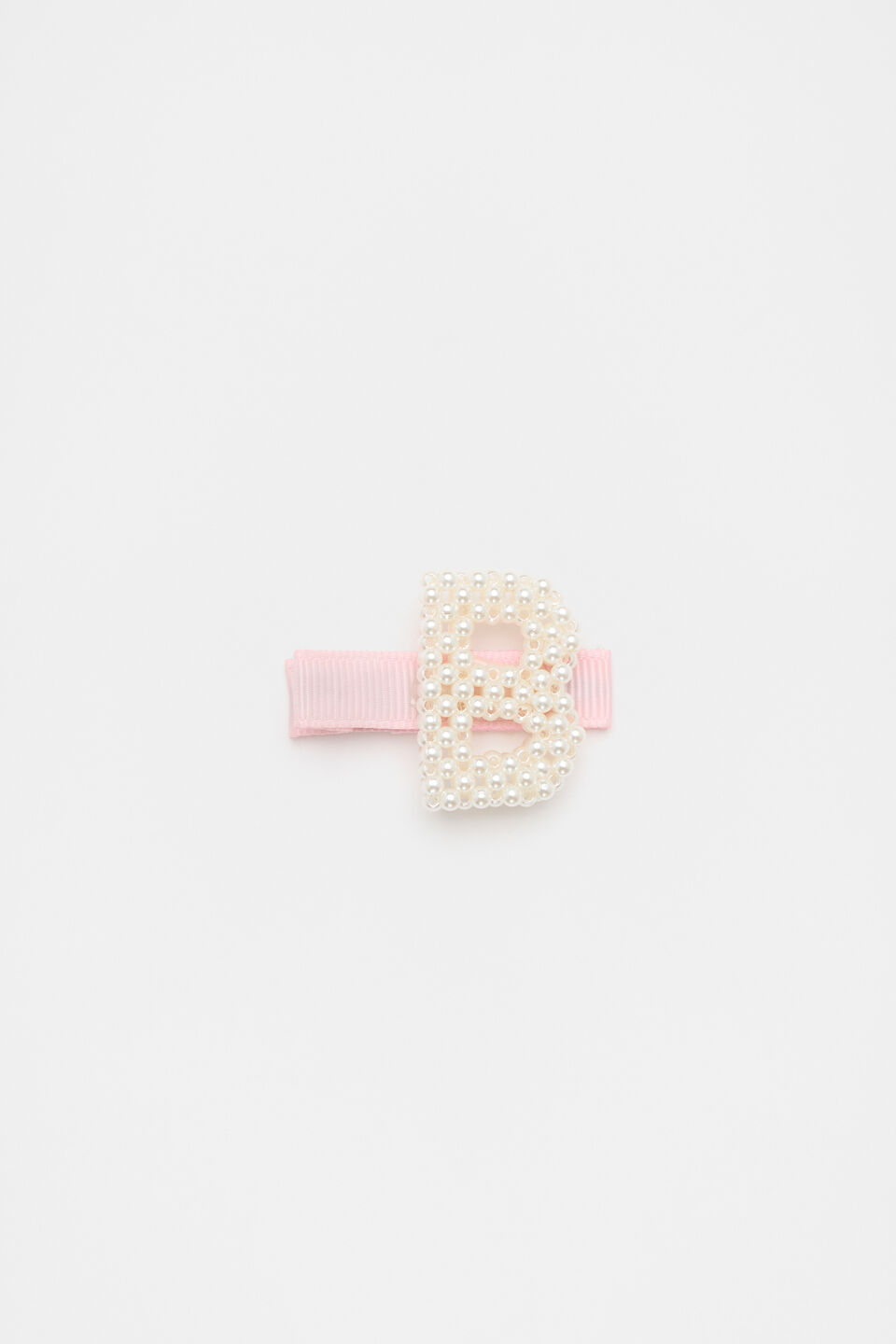 Initial Pearl Duck Clip  B