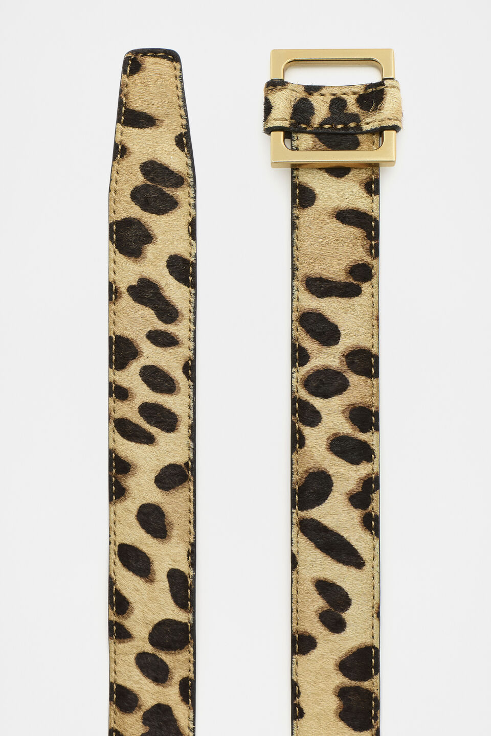 Audra Narrow Belt  Ocelot