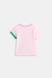 Colourblock Rib Tee  Pink Lemonade  hi-res