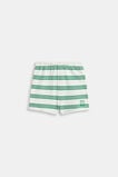 Stripe Fitted Short  Evergreen Stripe  hi-res
