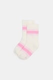 Stripe Sock  Cherry Blossom  hi-res