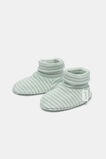 Core Rib Logo Bootie  Sage Stripe  hi-res