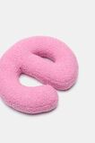 Pink Boucle Initial Cushion  E  hi-res