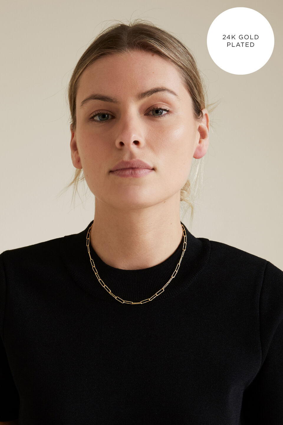 Fine Wide Chain Necklace  9