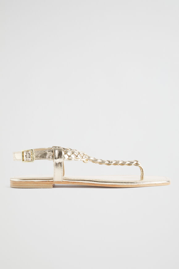 Eliana Braid Sandal  Soft Gold  hi-res