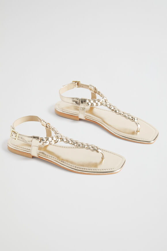 Eliana Braid Sandal  Soft Gold  hi-res