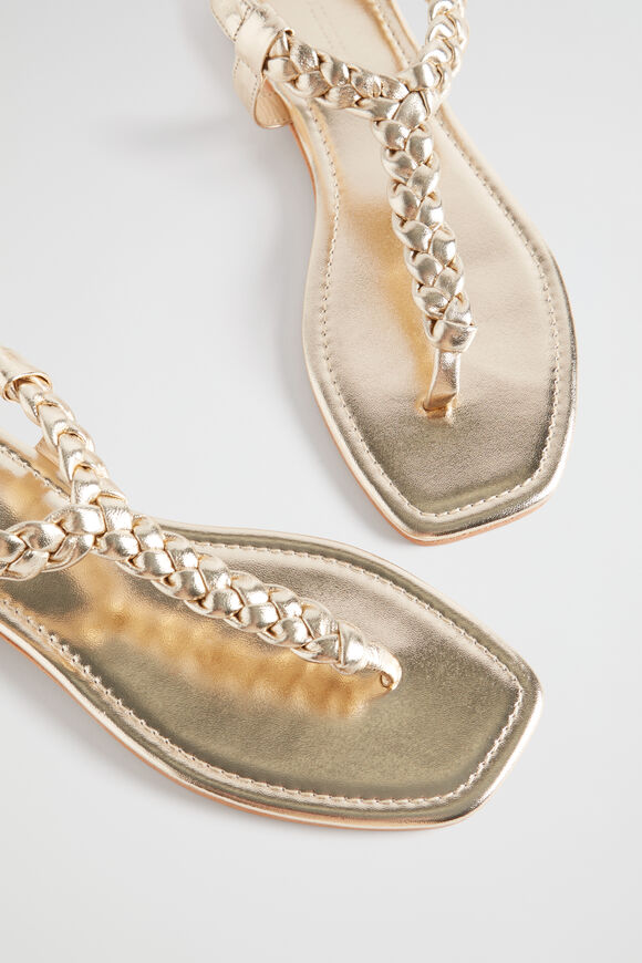 Eliana Braid Sandal  Soft Gold  hi-res