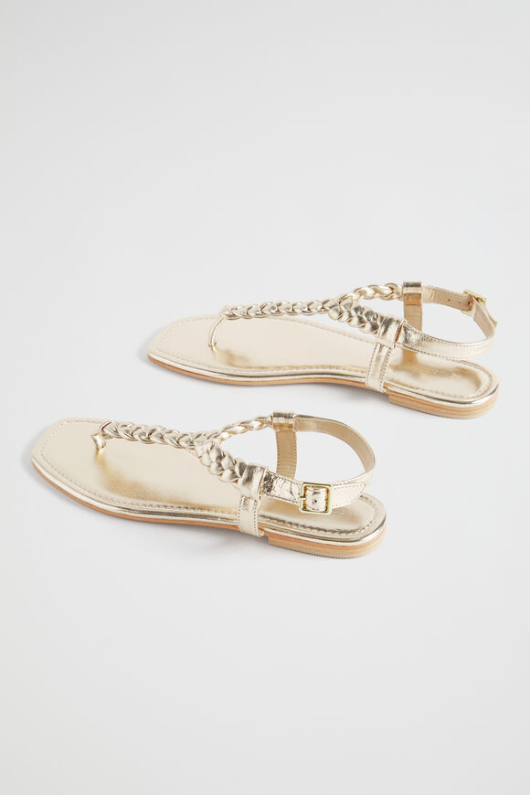 Eliana Braid Sandal  Soft Gold  hi-res