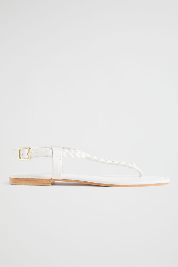 Eliana Braid Sandal  White  hi-res
