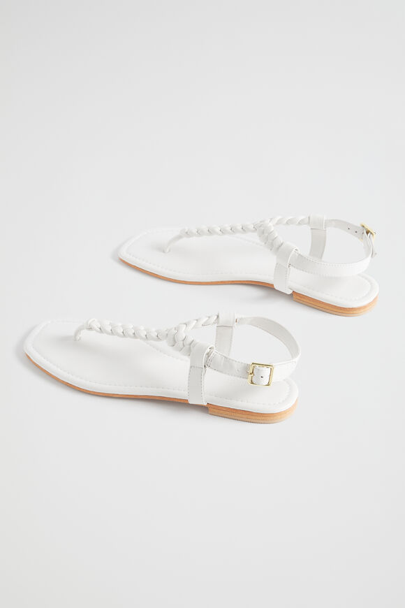 Eliana Braid Sandal  White  hi-res