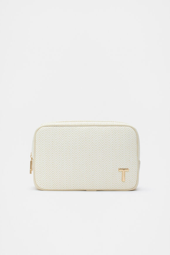 Initials Make Up Bag  T  hi-res