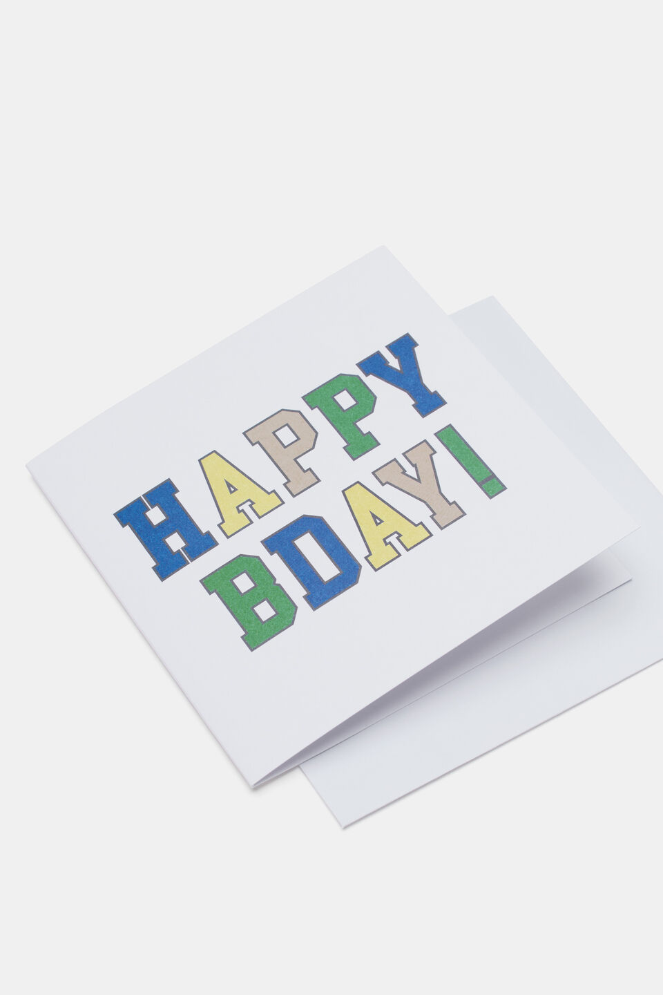 Happy B'day Varsity Card  Multi