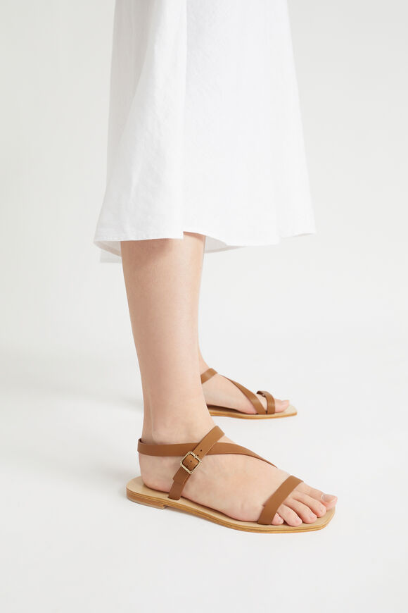 Lexi Leather Sandal  Tan  hi-res