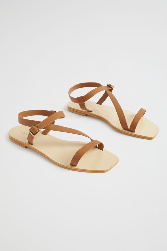 Lexi Leather Sandal  Tan  hi-res