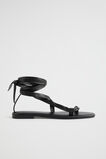Nicole Leather Tie Up Sandal  Black  hi-res