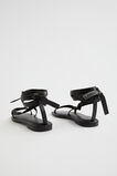 Nicole Leather Tie Up Sandal  Black  hi-res