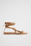 Nicole Leather Tie Up Sandal  Caramel  hi-res