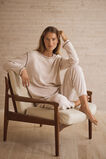 Waffle Top and Pant PJ Set  Oat Marle  hi-res