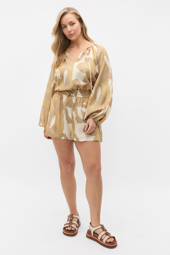 Satin Printed Short  Multi  hi-res