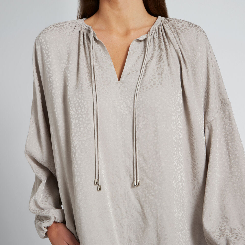 Luxe Jacquard Blouse  