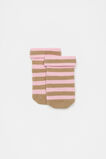 Terry Stripe Sock  Pink Multi  hi-res