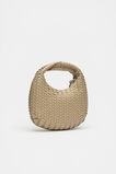 Leather Woven Handbag  Rye  hi-res