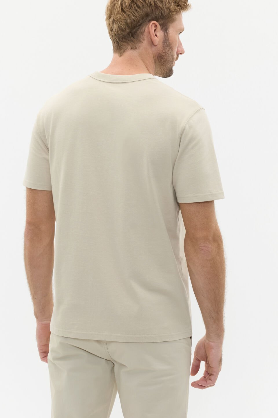 Crew Tee  Cool Stone