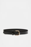 Faye Buckle Belt  Black  hi-res