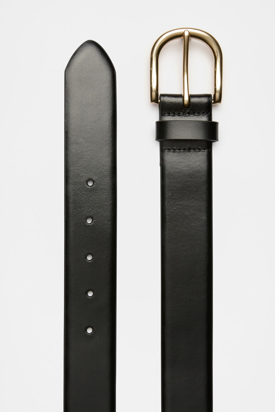Faye Buckle Belt  Black