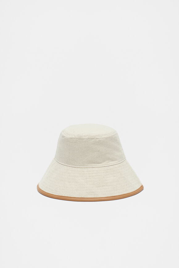 Trim Detail Bucket Hat  Natural  hi-res