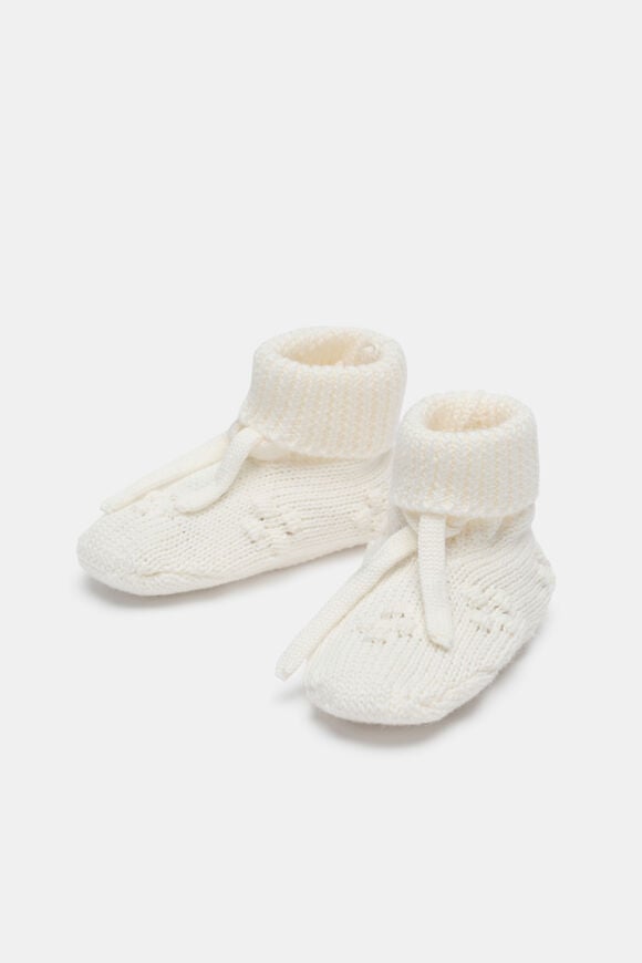 Bobble Knit Bootie  Classic Cream  hi-res