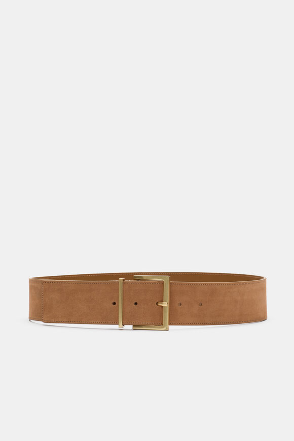 Olivia Wide Belt  Toffee Suede  hi-res