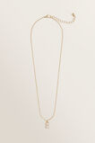 Diamante Initial Necklace    hi-res