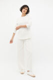 Textured Long Sleeve Top  Cloud Cream Twist  hi-res