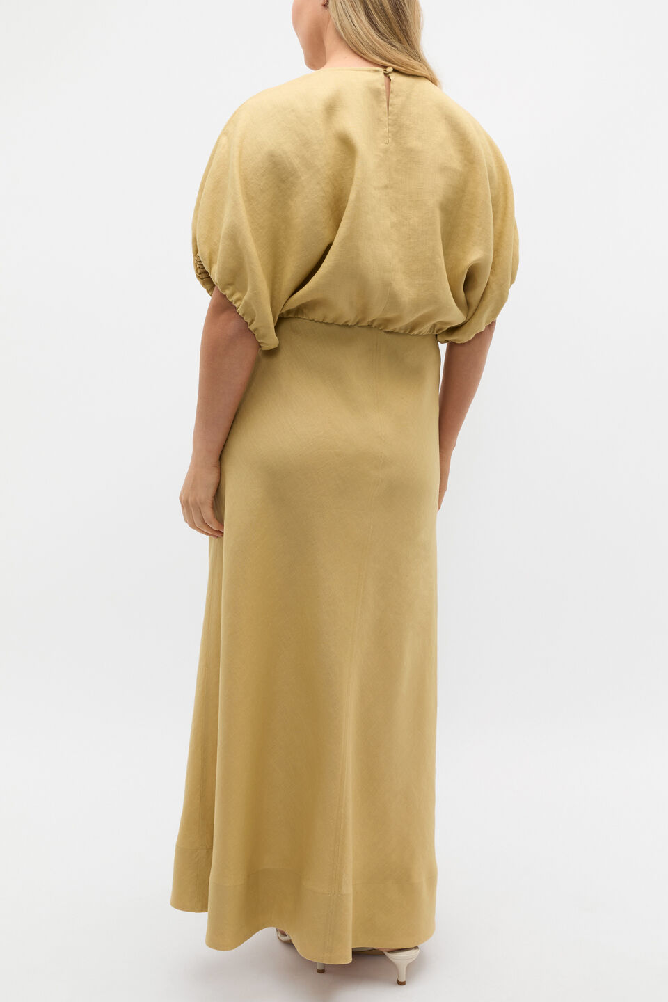 Linen Bubble Top  Honey