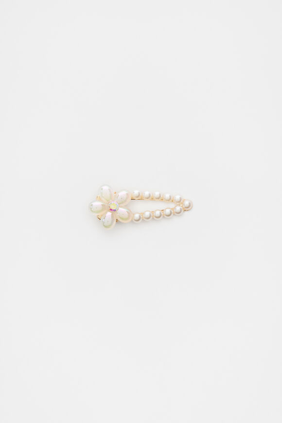 Large Pearl Duck Clip  Multi  hi-res