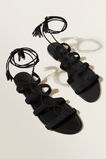 Gianna Gladiator Sandal  Black Suede  hi-res