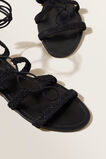 Gianna Gladiator Sandal  Black Suede  hi-res