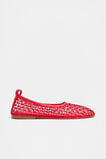 Parker Open Weave Ballet Flat  Electric Crimson  hi-res
