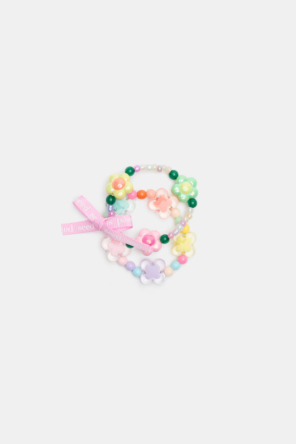 Jumble Bracelet Set  Flower  hi-res