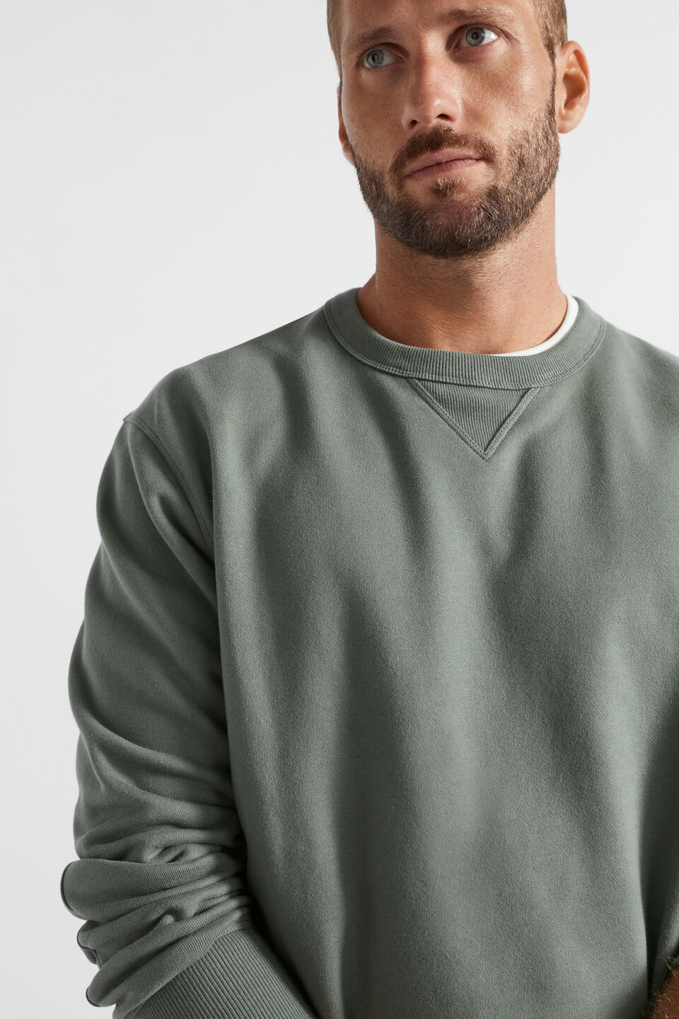 Crewneck Sweatshirt  Light Khaki