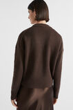 Merino Wool Pocket Cardigan  Dark Espresso  hi-res