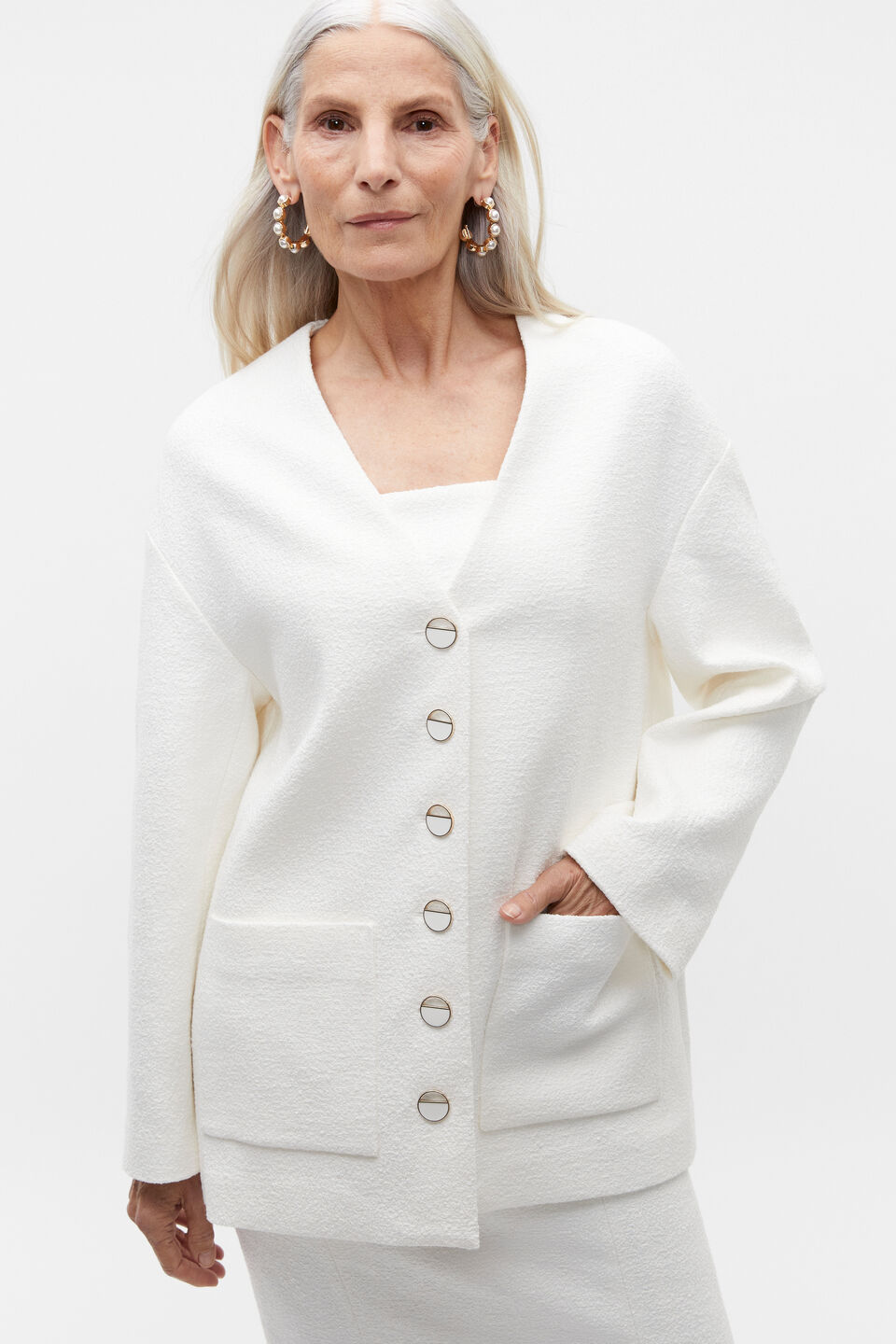 Boucle Jacket  Cloud Cream