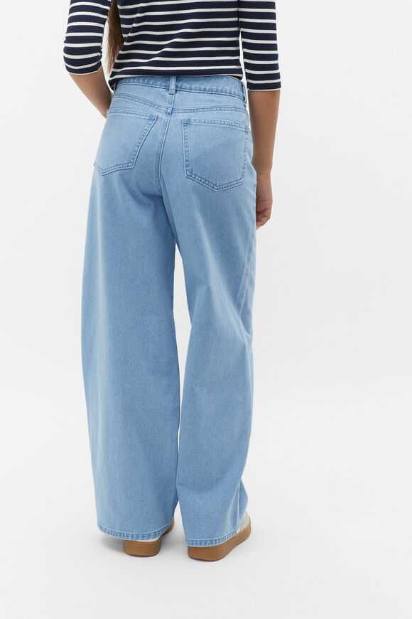 Essential Wide Leg Jean  Clean Blue Wash  hi-res