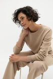 Cashmere Crew Neck Knit  Cookie Marle  hi-res