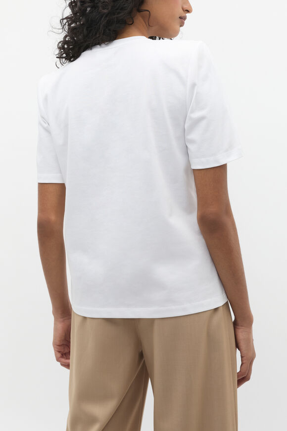 Structured Boxy Tee  Whisper White  hi-res